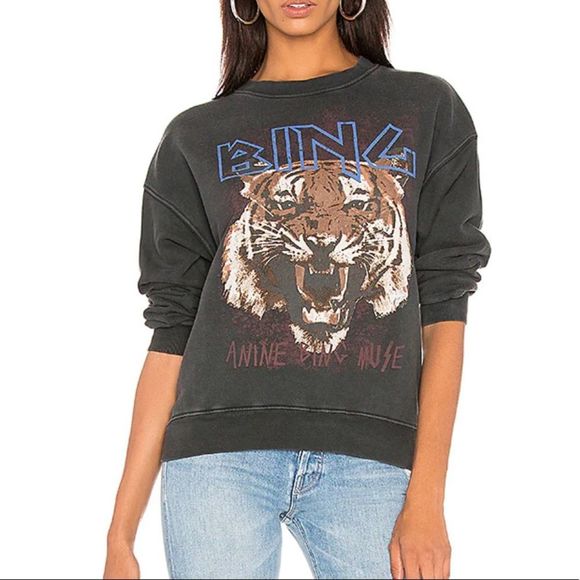 Anine Bing Tops - Anine Bing Tiger Sweatshirt